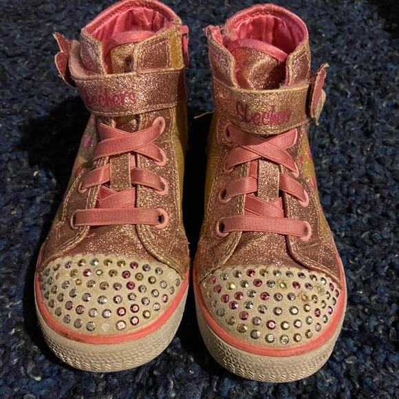 Little girls twinkle toes Skechers - Picture 1 of 5